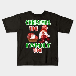 Christmas time Family time,Christmas family design Kids T-Shirt